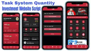 Task System Quantity Investment Website Script | Investment Website Script Download | Php Script