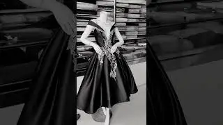 black dress fashion and textiles#style #fashionstyle #textilefashion #textiledesign