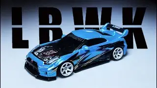 LB SILHOUETTE WORKS GT Nissan 35GT-RR Ver.2 Diecast Custom Hot Wheels
