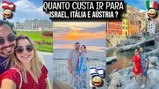 QUANTO CUSTA VIAJAR PRA ISRAEL, ITÁLIA E AÚSTRIA ? ♥ - Bruna Paula