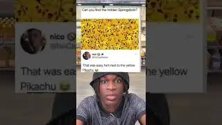 Can you find the hidden Spongebob? That was easy, he's next to the yellow Pikachu