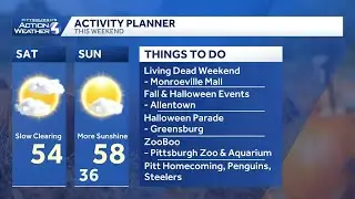 October 25 | Football weather kind of weekend for western PA