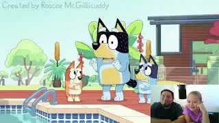 Dad and Daughter Reacting to Bluey Crazy Edits!!