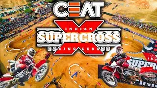 CEAT INDIAN SUPERCROSS RACING LEAGUE 🤯🏁|| Freestyle stunts #isrl