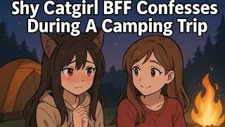 Shy Catgirl Best Friend Confesses During A Camping Trip | ASMR | Whisper | While You SLEEP