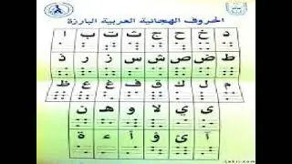 أنشودة تعليم حروف اللغة العربية بطريقة برايل (طريقة القراءة والكتابة الخاصة بالمكفوفين).