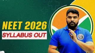 🚨NEET 2026 Syllabus Out ⚠️😰 |Don't Panic 🥶