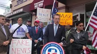 Staten Island Trump supporters rally against Rep. Max Rose