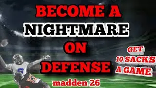 10 SACKS A GAME! NEW BEST DEFENSE IN MADDEN 26!  BECOME A NIGHTMARE WHEN YOU BLITZ LIKE THIS!🔥🔥