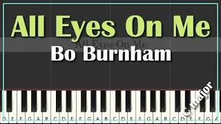 All Eyes On Me 🎹 Bo Burnham 🎹 C Major Easy Piano
