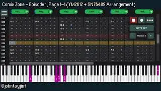 Comix Zone - Episode 1, Page 1-1 (YM2612 + SN76489 Arrangement)