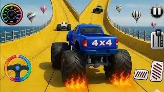 Monster Truck Mega Ramp🎮 Impossible Driver - Mega Ramp Car Stunt Master Simulator - Android Gameplay