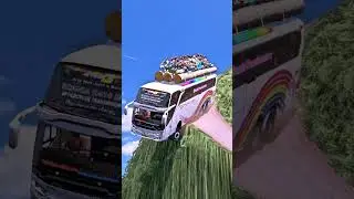 Death-Defying Ride: A Bus Journey Through Perilous Hills #001