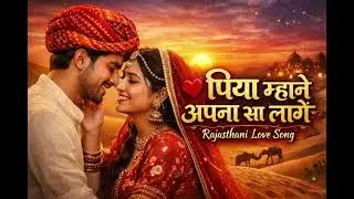 पिया म्हाने अपना सा लागे ❤️ | Rajasthani Marwadi Love Song 
