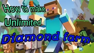 How to make unlimited Diamond Farm in minecraft pe 1.18 #gaming  #mincraft #trending
