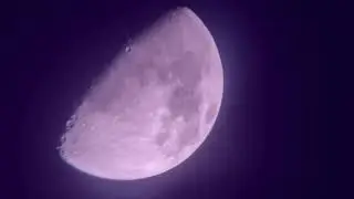 Moon, Mountains on the Moon, Stars -  Regulus, Algieba, 21 April 2021