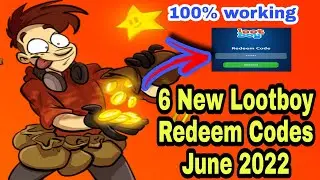 New 6 Lootboy Redeem Code 2022 || Lootboy  || Lootboy Codes 2022 || Codigos Lootboy ||Redeem Codes