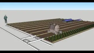 Rail Farming - high intensity organic farming system