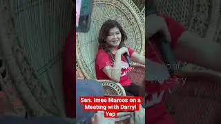 Sen. Imee Marcos Reacts on Meeting with Direk Darryl Yap with the Vloggers of &ldquo;Martyr or Murderer!&rdquo;