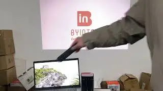 How to switch the power on signal source of BYINTEK UFO P70X projector