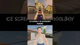 Ice Scream 3 Rod Vs SchoolBoy Runaway | Jumpscare Battle #Shorts