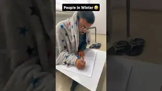 Types of People During Winter #funnyshorts #comedyshorts #winter