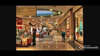 Loud crying baby at a mall