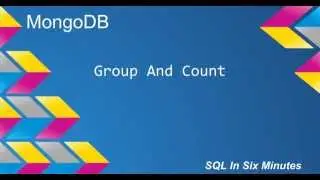 MongoDB: Group and Count