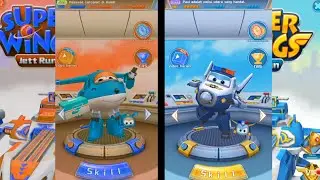 Super wings jett run - Cyan jett & Paul Gameplay Android IOS #superwings #jettrun 