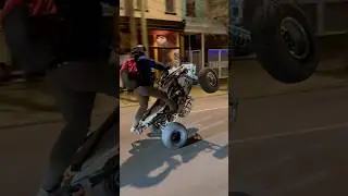 Showing off his stunt riding skills&hellip; powered by Bel-Ray!