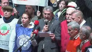 Gökhan Günaydın, CHP İstanbul İl Örgütü'nün düzenlediği Kent Yoksulluğu Buluşması'nda konuşuyor