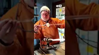Asheville glassblower creates 1,000 Christmas ornaments a year