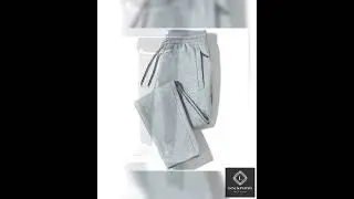 Sporty & Relaxed Men Jogger Pants - Mid Rise Drawstring