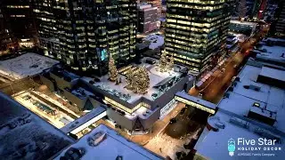 Christmas light installation in Calgary and Edmonton - Five Star Holiday Decor