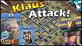 Klaus Attack with GOLEMS at TH 14 in Clash of Clans!