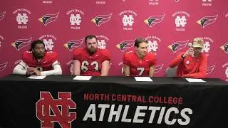 North Central College Football Press Conference (vs Illinois Wesleyan 11/15/2025)