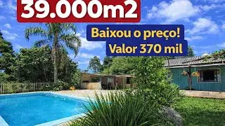 CHÁCARA À VENDA EM QUITANDINHA PR | 39.000 m² | PISCINA | R$ 450 MIL