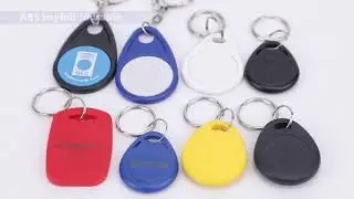 ABS RFID Key Fob Tag With NFC Chip In Access Control System