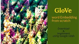 How to download and use GloVe word2vec model