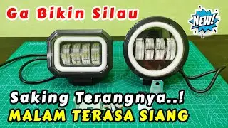 New ! Lampu LED CWL 4 Mata Lensa 6D Daymaker, Bisa Di Pakai Buat Lampu Depan. Cahaya Ga Bikin Kecewa