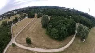 FPV Flug in Niddapark Frankfurt Teil 1