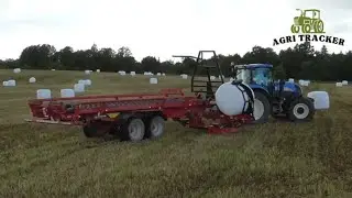Heavy Rain Silage | Collecting bales in downpour