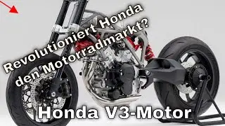 Honda V3-Motor mit elektr. Kompressor: Innovation auf der EICMA 2024!