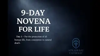 Day 1 &ndash; 9-Day Novena for Life (From Conception to Natural Death) | Steadfast Catholic