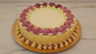 CAKE DECORATING TUTORIAL FOR BEGINNERS #1| CAKE DECORATING IDEA | BIRTHDAY CAKE | AJOYFULCHEF PARIS
