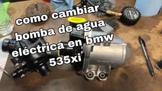 como cambiar bomba eléctrica de agua en bmw #bmw #535xi #mecanico #mecanica