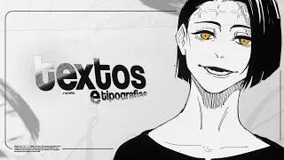 TEXTOS E TIPOGRAFIAS ❓「 Tutorial 」