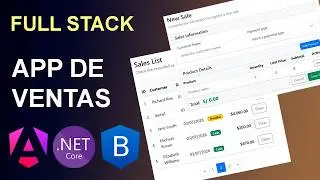 Aplicación de ventas | Angular y ASP.NET Core Web API
