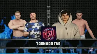 THE DESANBROS VS AMERICAN ALPHAS FULL MATCH  MSU 2/24/24