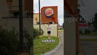 McDonald&rsquo;s vs Burger King: SALTIEST Item Wins